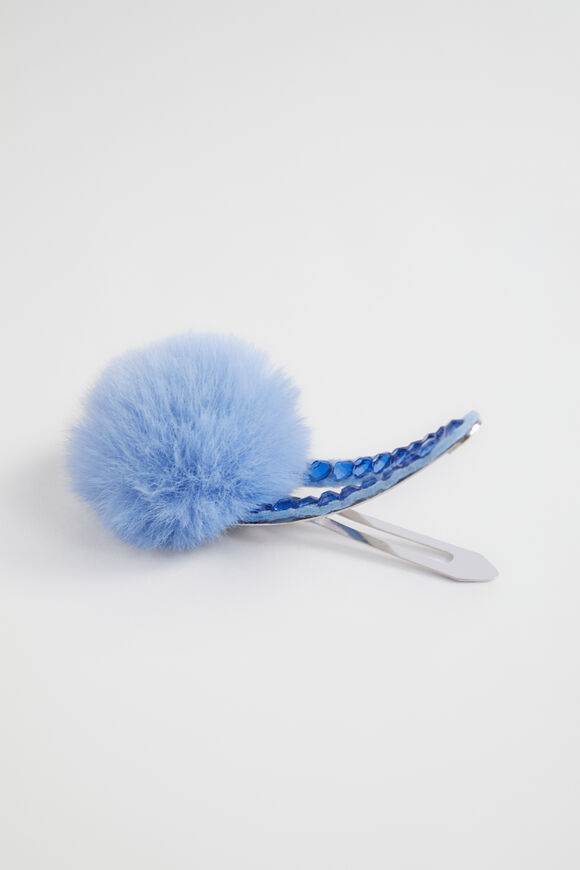 Pom Pom Jewel Snap  Blue Jay  hi-res