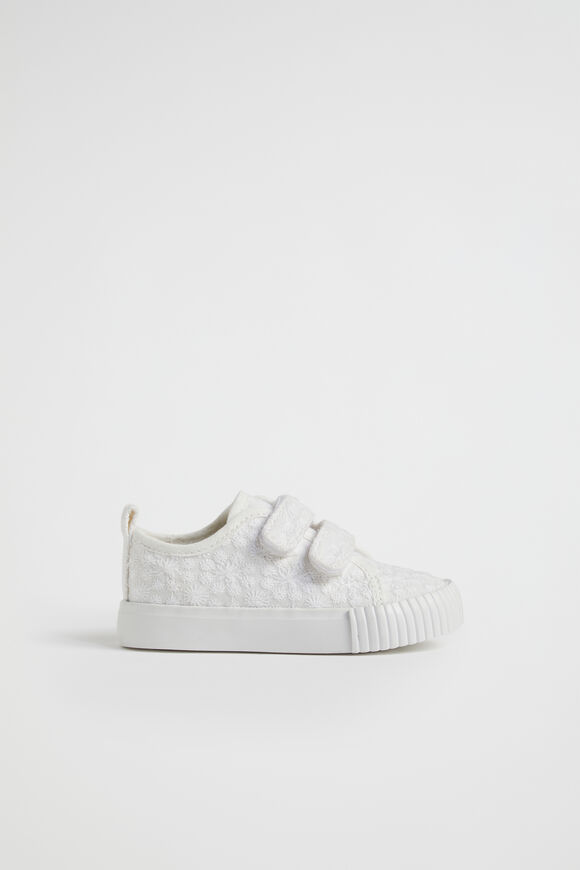 Mini Broderie Sneaker  White  hi-res