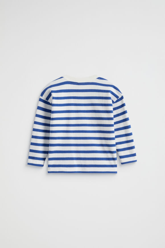 Core Rugby Tee  Cobalt Stripe  hi-res