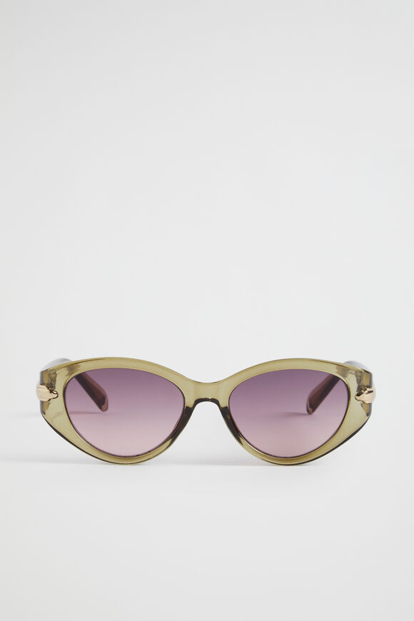 Renee Cat Eye Sunglasses  Pistachio  hi-res