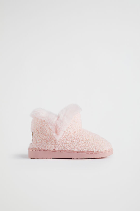 Fluffy House Boot  Dusty Rose  hi-res