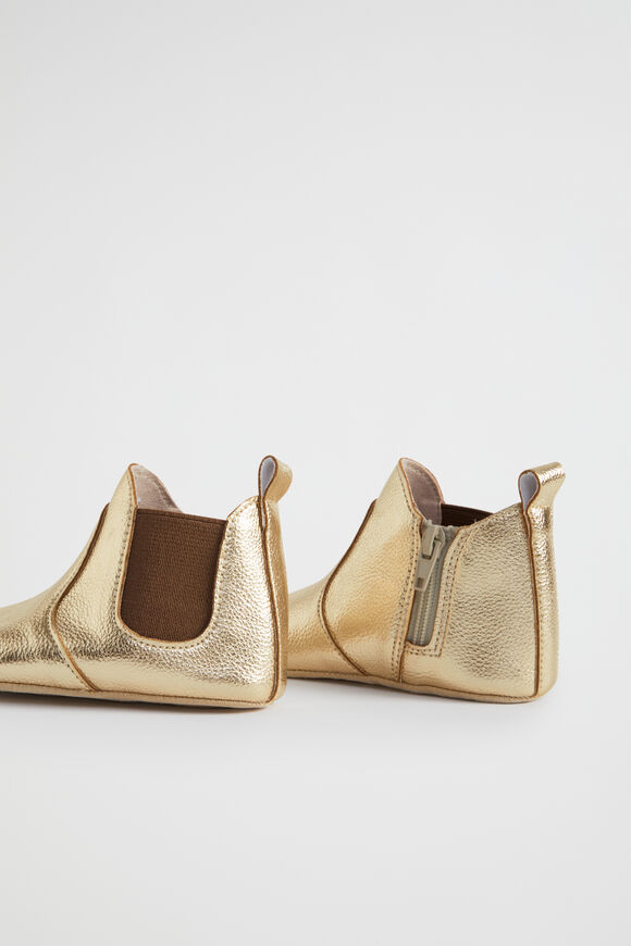 Gusset Bootie  Gold  hi-res