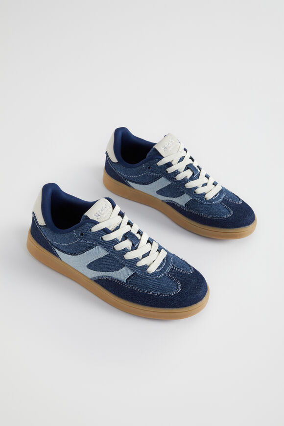 Denim Retro Trainer  Denim  hi-res