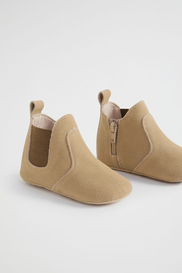 Gusset Bootie  Stone  hi-res