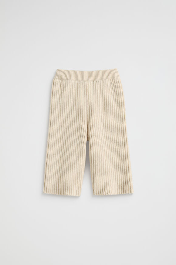 Rib Knit Pant  Creme  hi-res