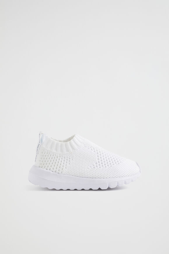 Knit Sneaker  White  hi-res