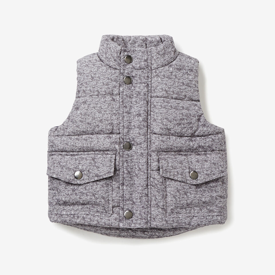 Nylon Pocket Puffa Vest  