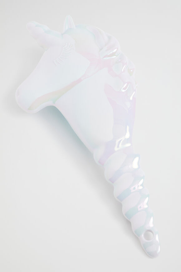 Large Unicorn Hair Brush  Multi  hi-res