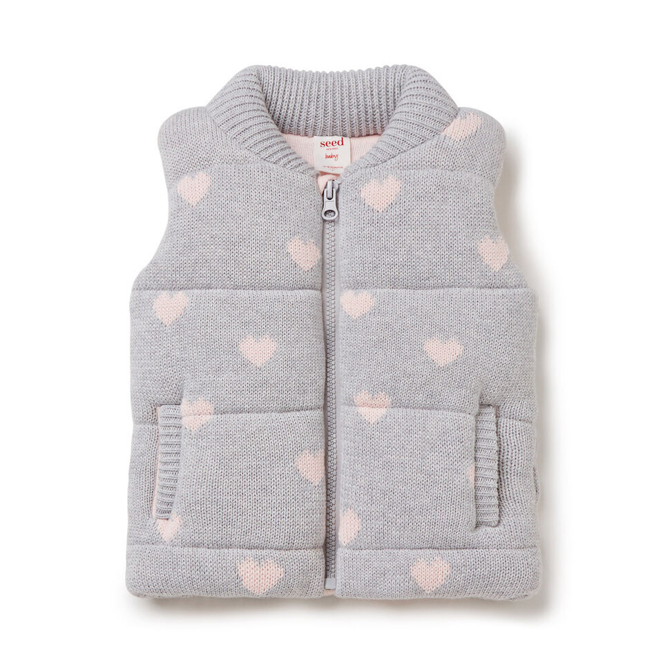 Heart Knit Vest  