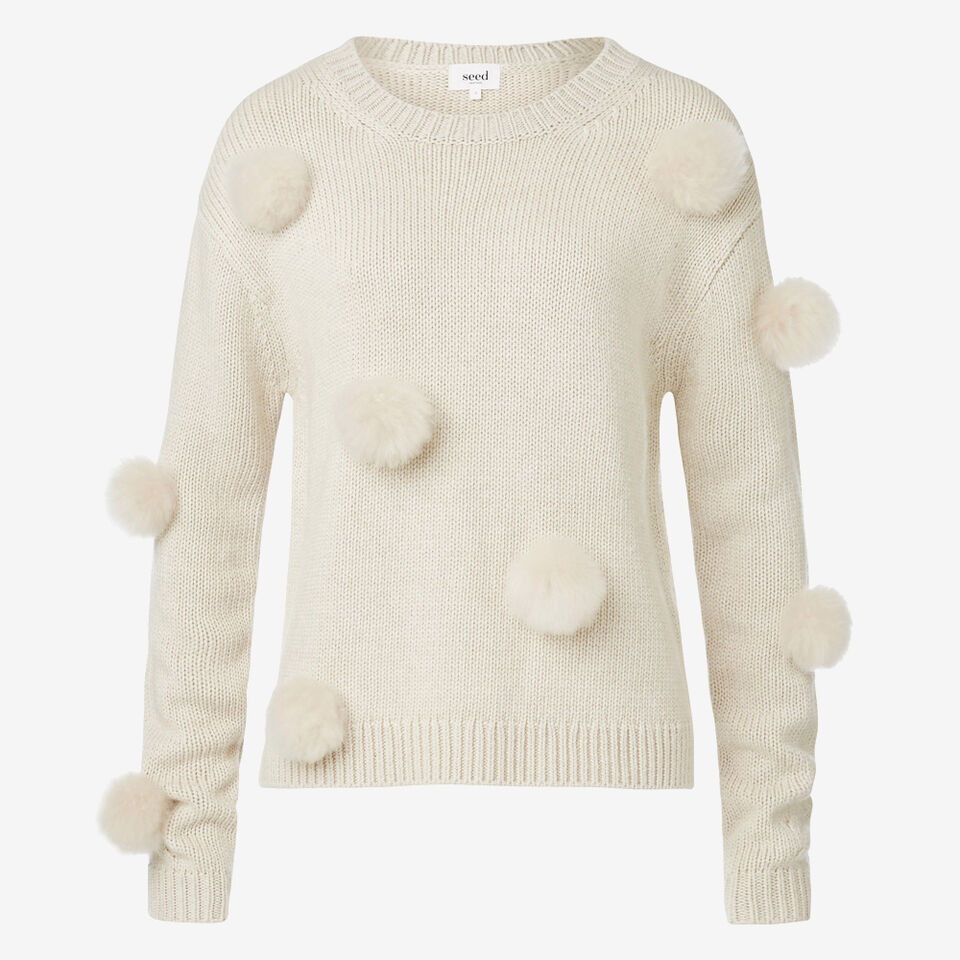 Pom Pom Sweater  