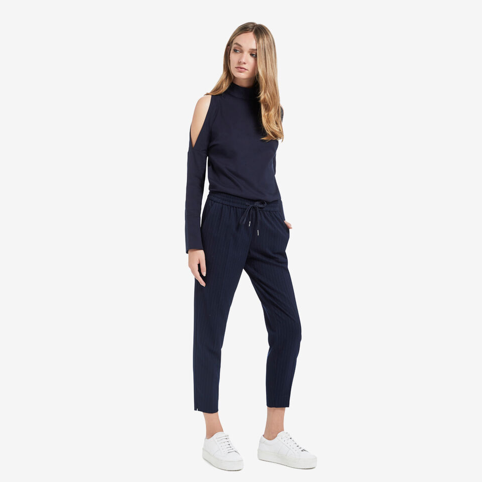 Pinstripe Jogger Pant  