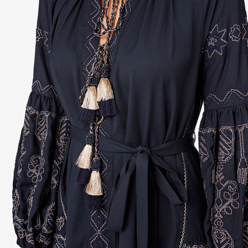 Embellished Kaftan Dress  