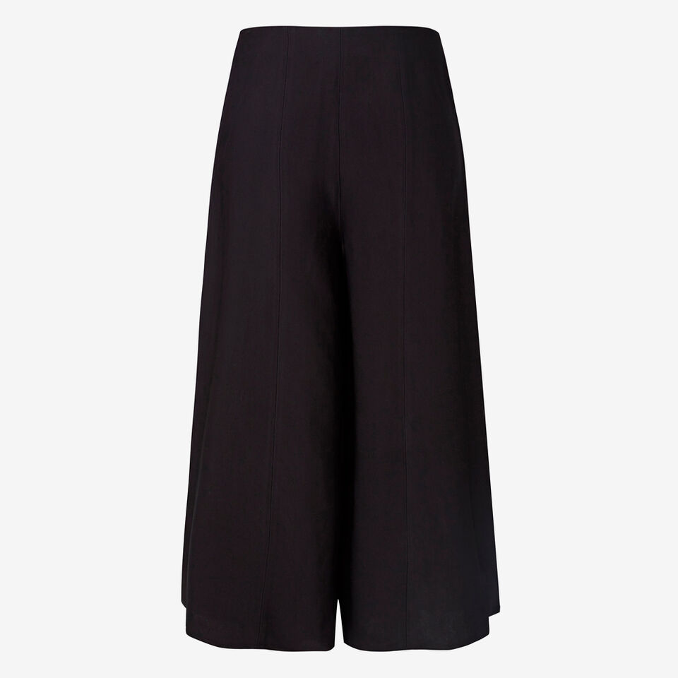 Textured Drape Culotte  