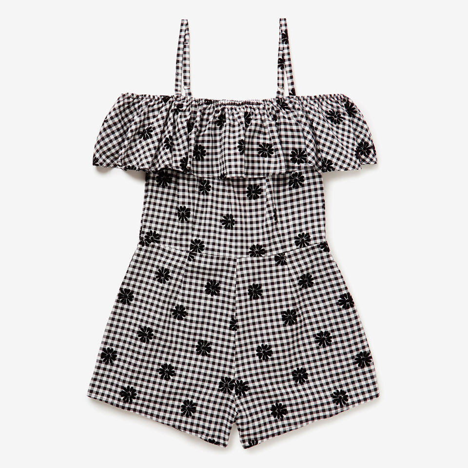 Gingham Playsuit  