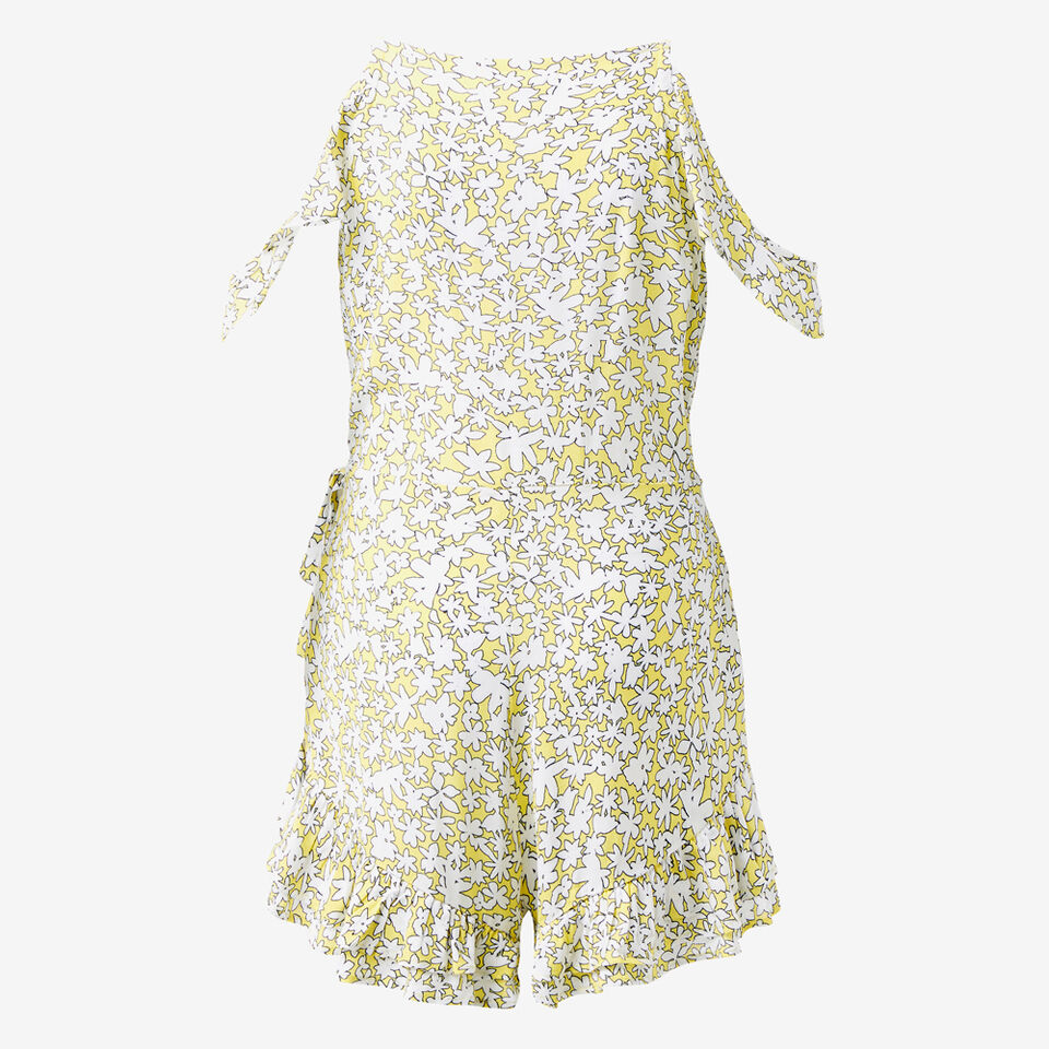 Floral Frill Playsuit  