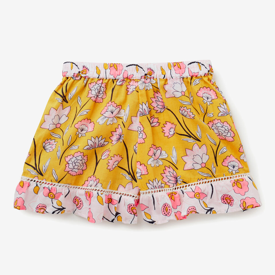 Floral Frill Shorts  