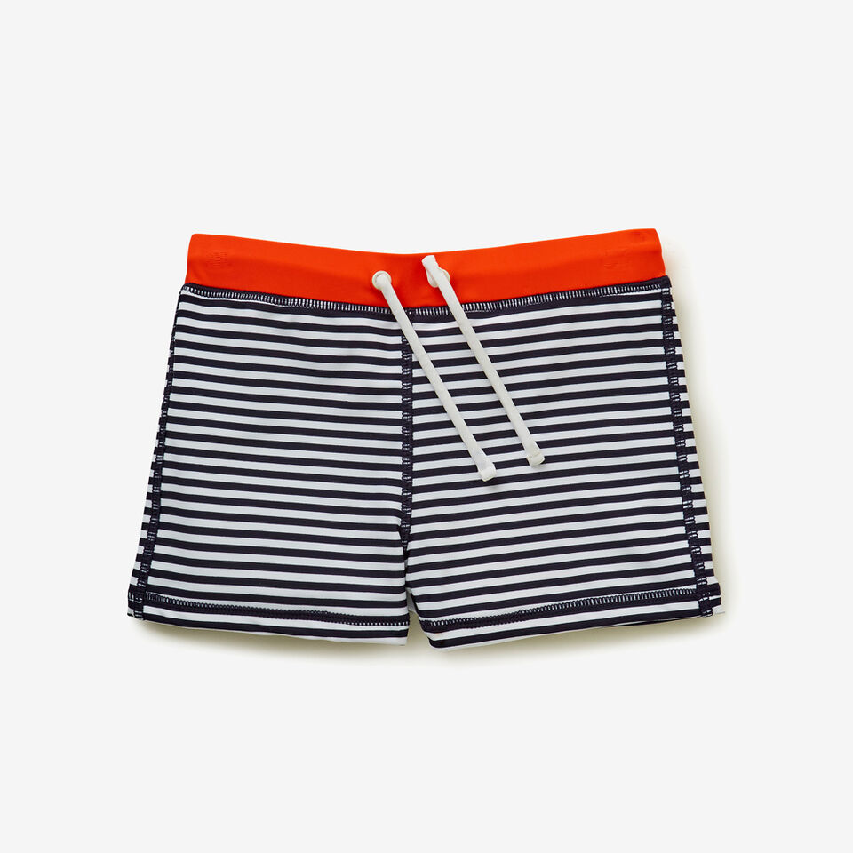 Mini Stripe Swim Short  