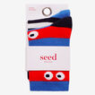 2 Pack Stripe-Eyes Socks    hi-res