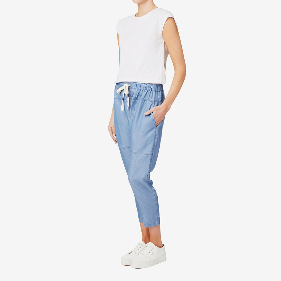 Tencel Slimline Harem Pant  