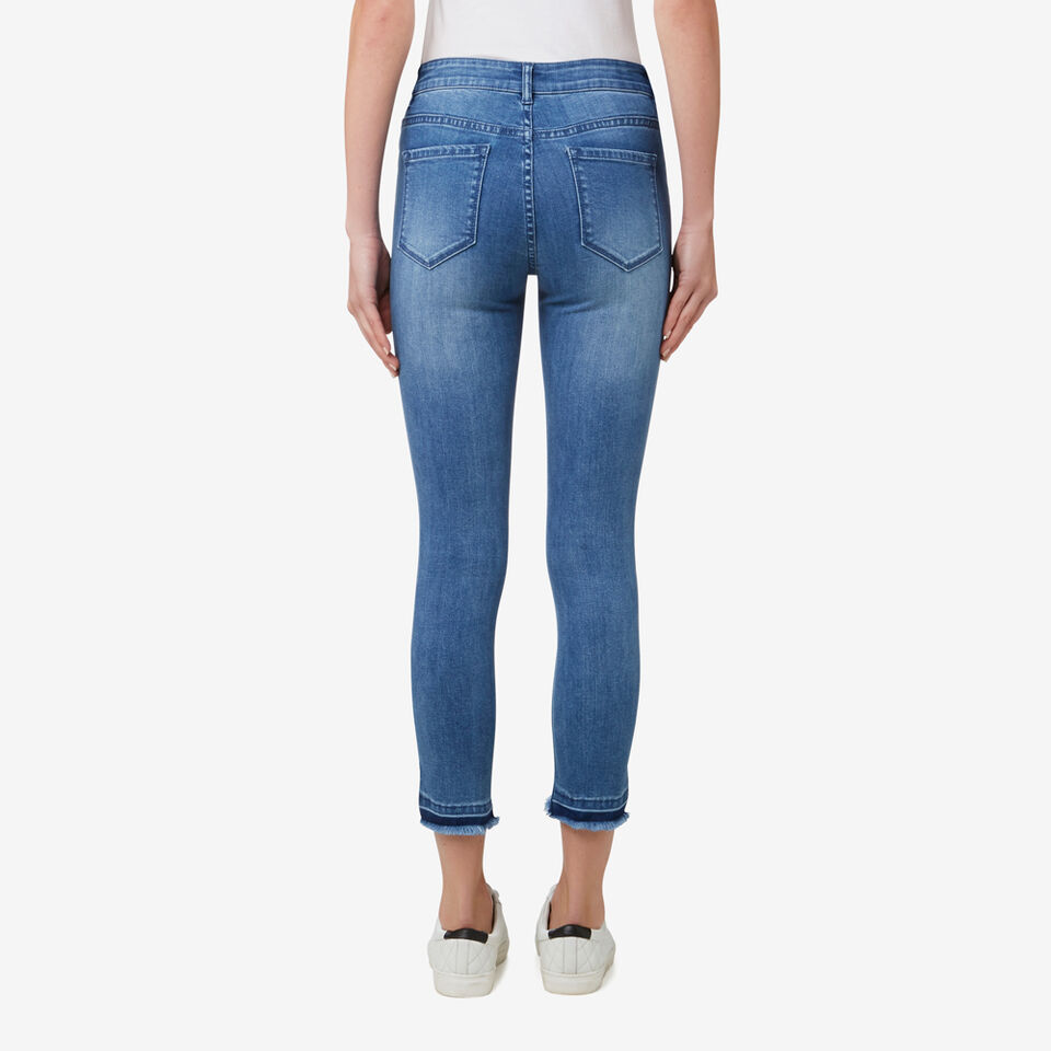 Asymmetric Hem Jean  