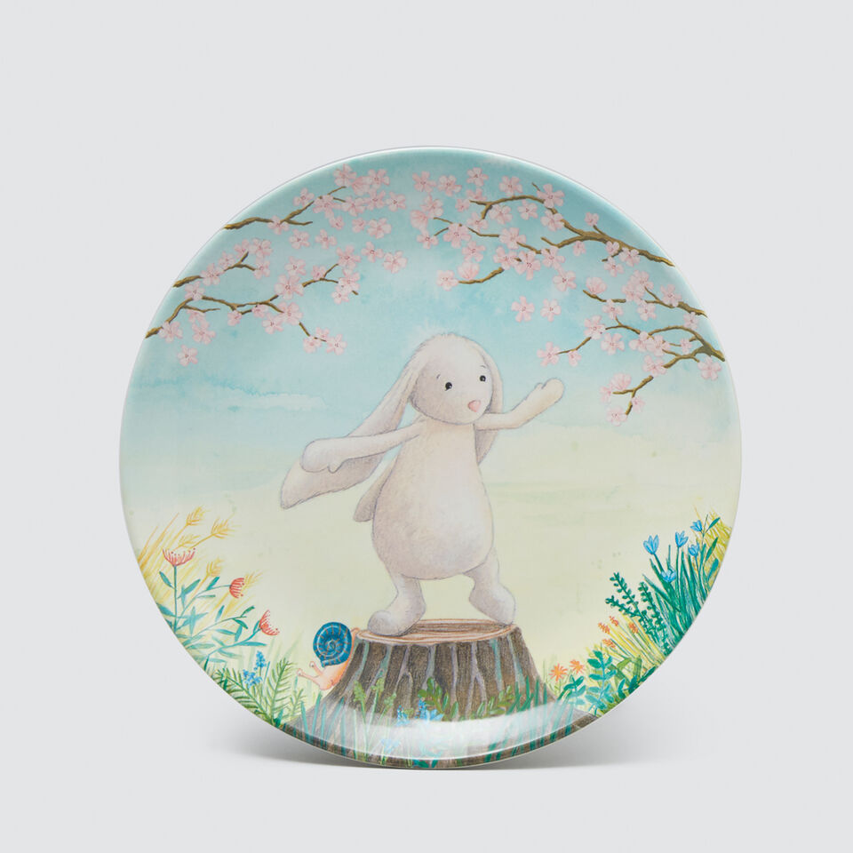 My Friend Bunny Melamine Plate  