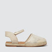 Gold Foil Mary Jane Espadrille  9  hi-res