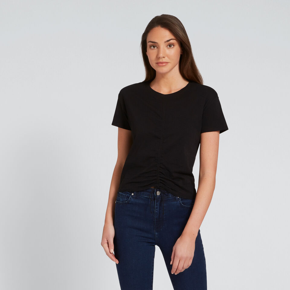 Gathered Centre Tee  