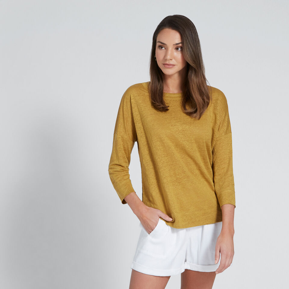 Slouchy 3/4 Sleeve Tee  