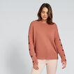 Button Sleeve Sweater    hi-res
