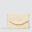 Belle Woven Clutch    hi-res