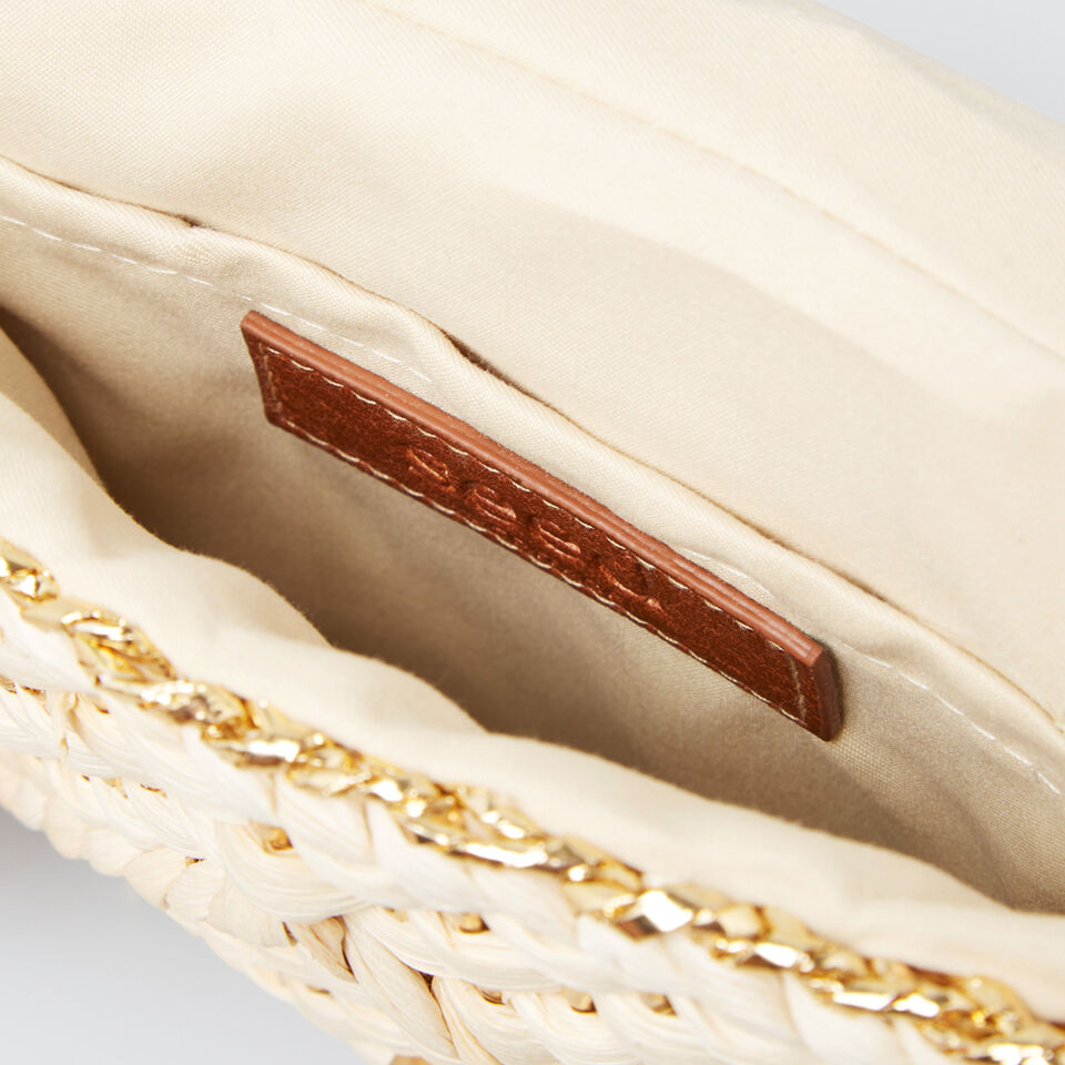 Belle Woven Clutch  