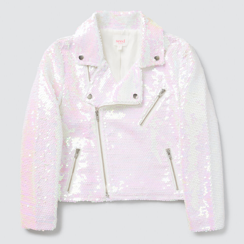 Irridescent Sequin Jacket  