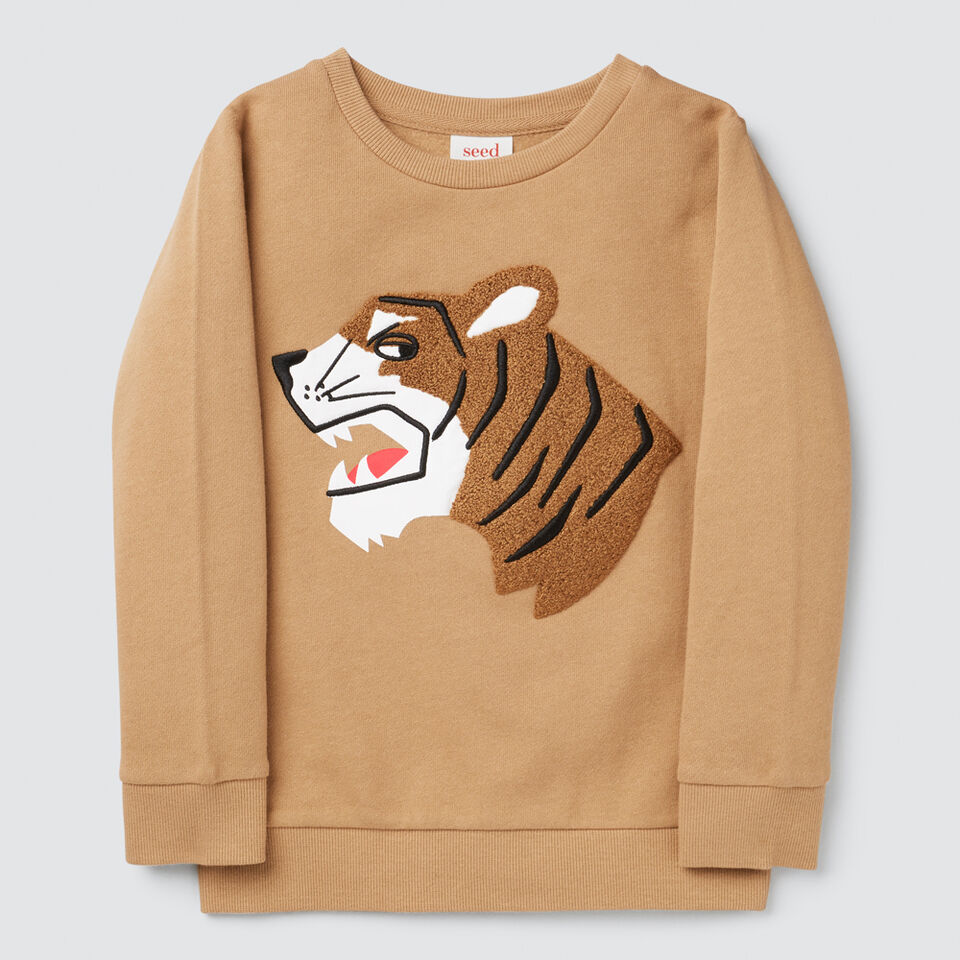 Tiger Chenille Sweater  