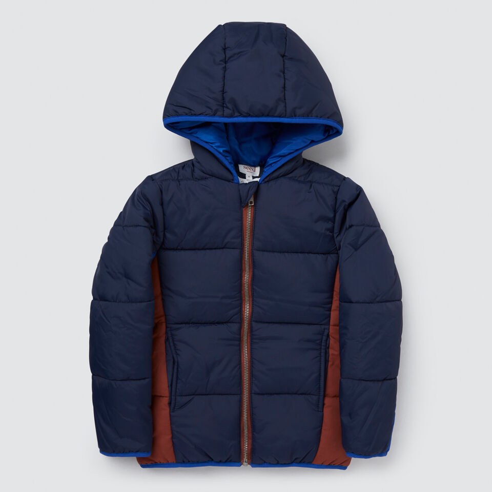 Spliced Puffa Jacket  