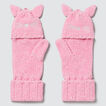 Chenille Cat Mittens    hi-res