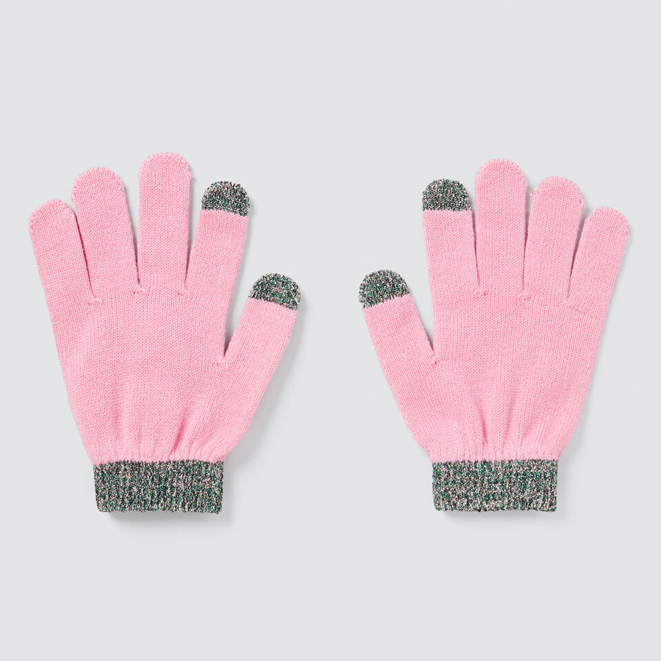 Metallic Trim Gloves  