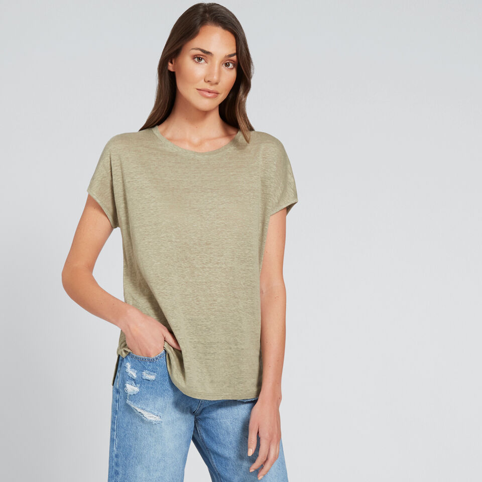 Relaxed Linen Tee  