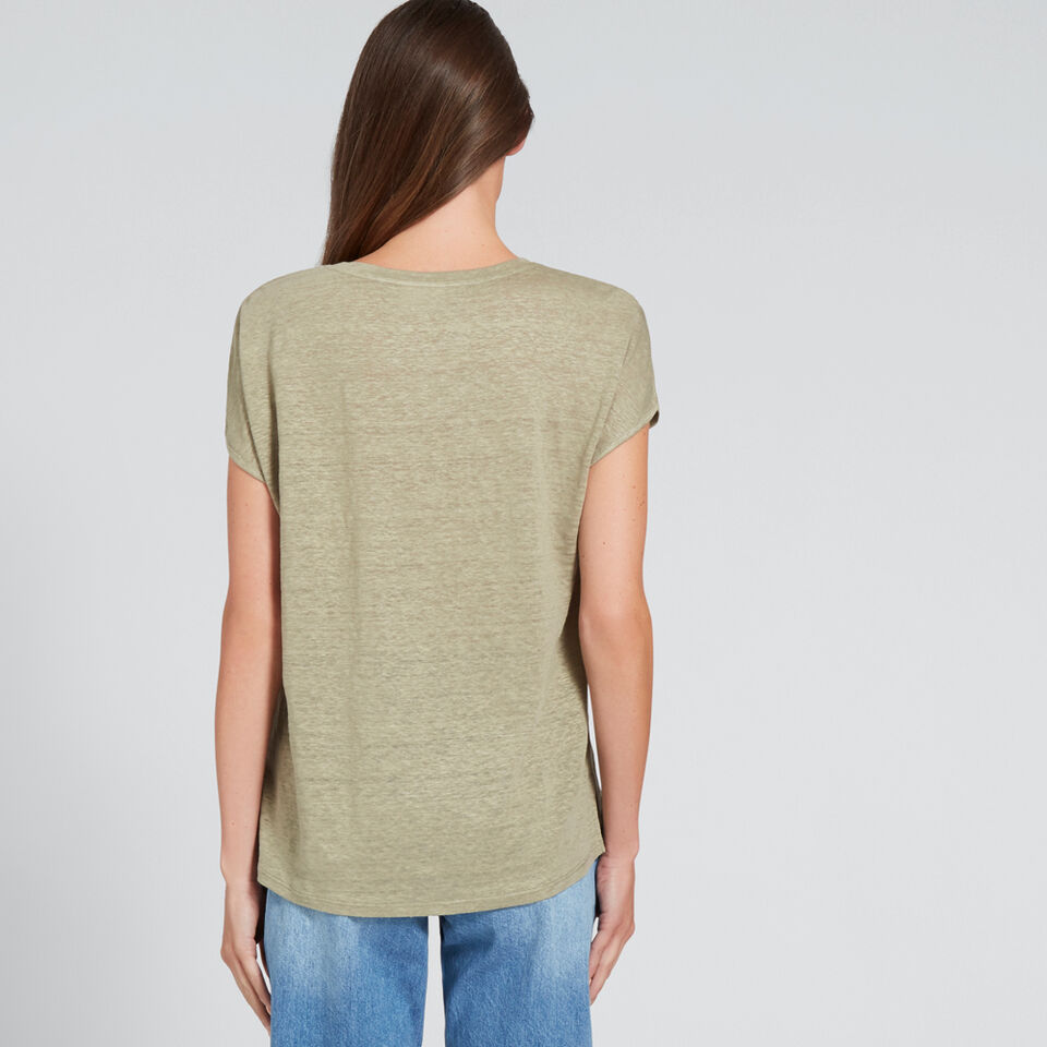 Relaxed Linen Tee  