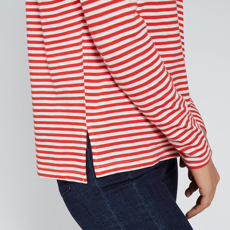 Stripe Long Sleeve Top  