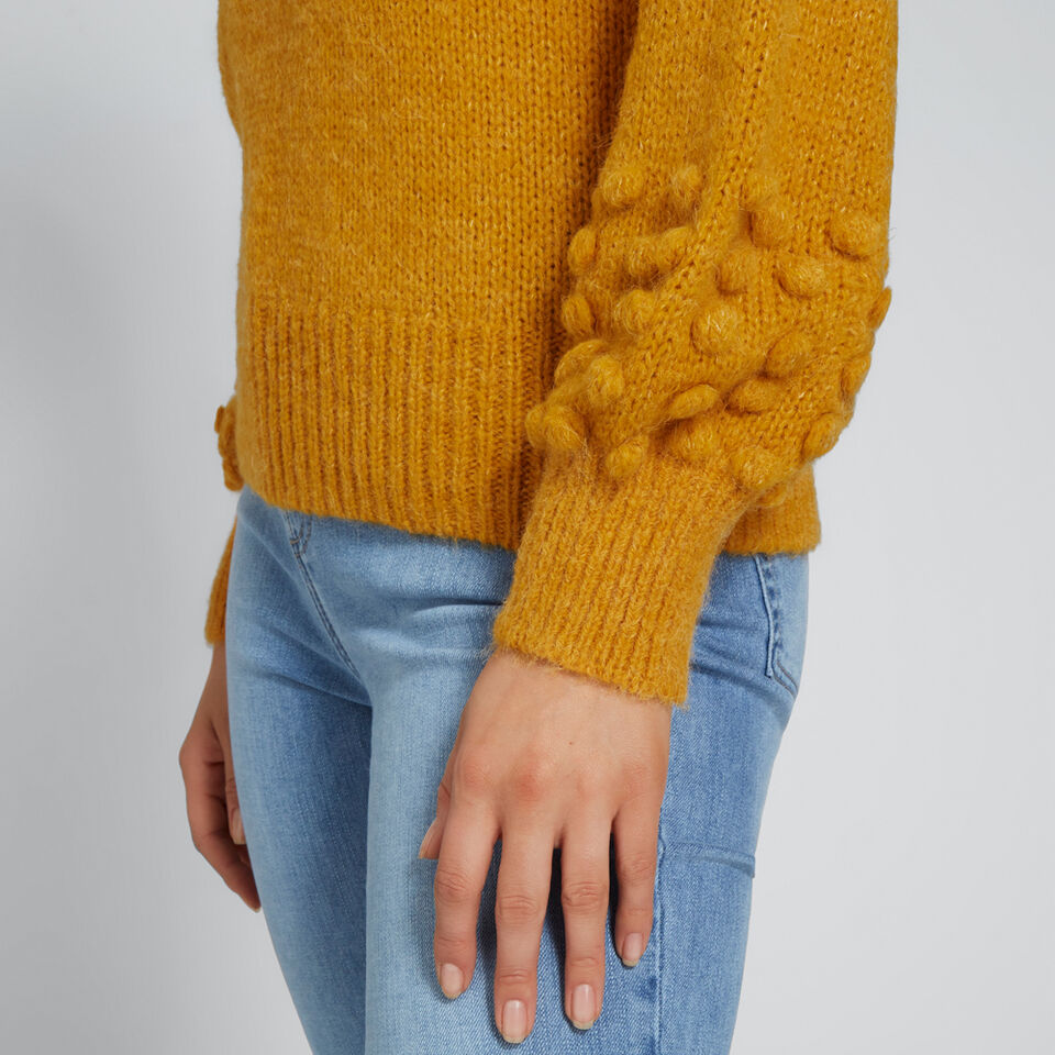 Blouson Pom Pom Sweater  