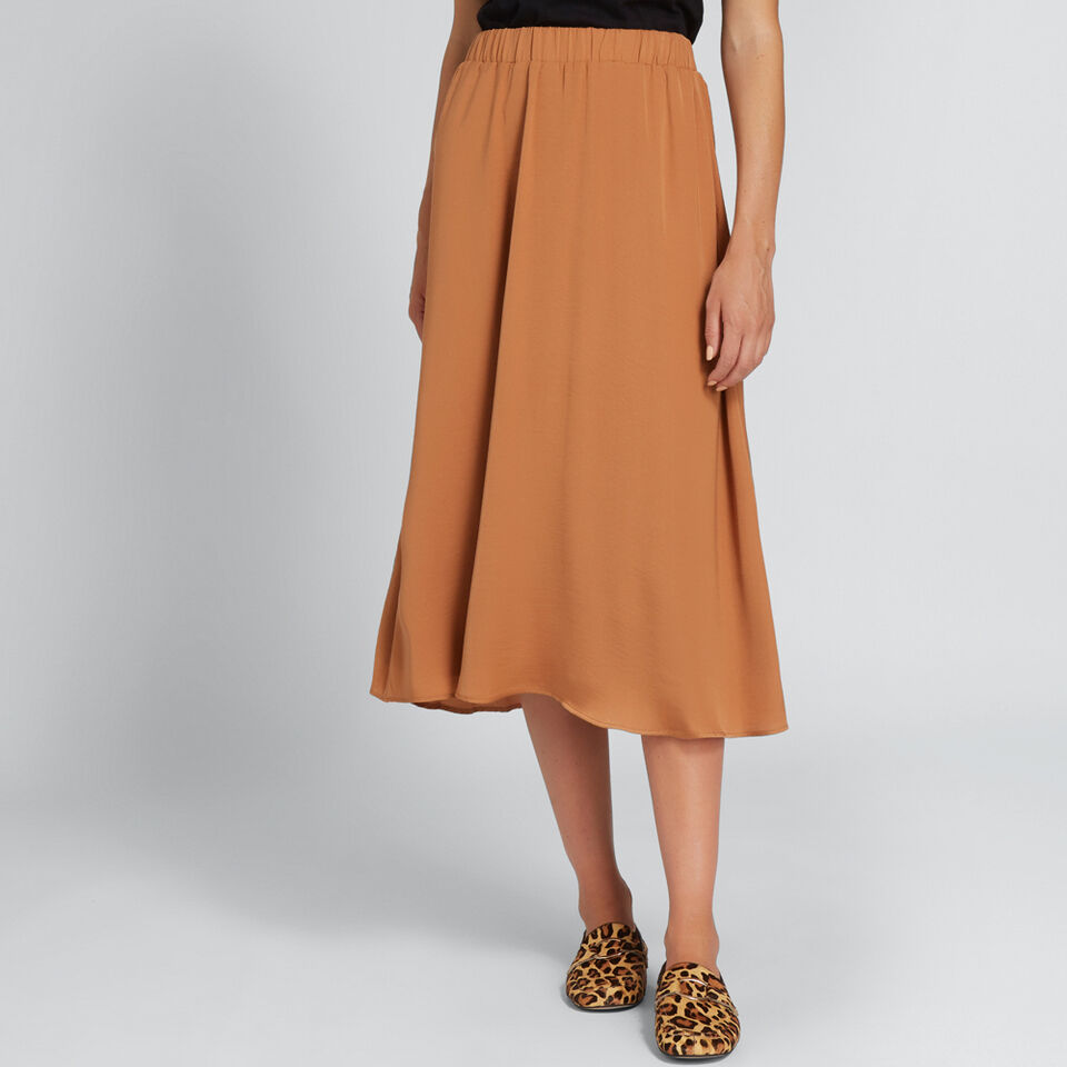 Flowing Midi Skirt  