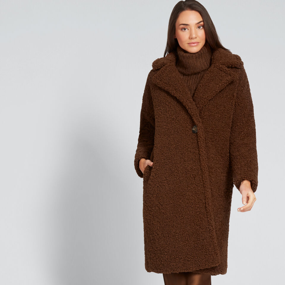 Longline Teddy Coat  