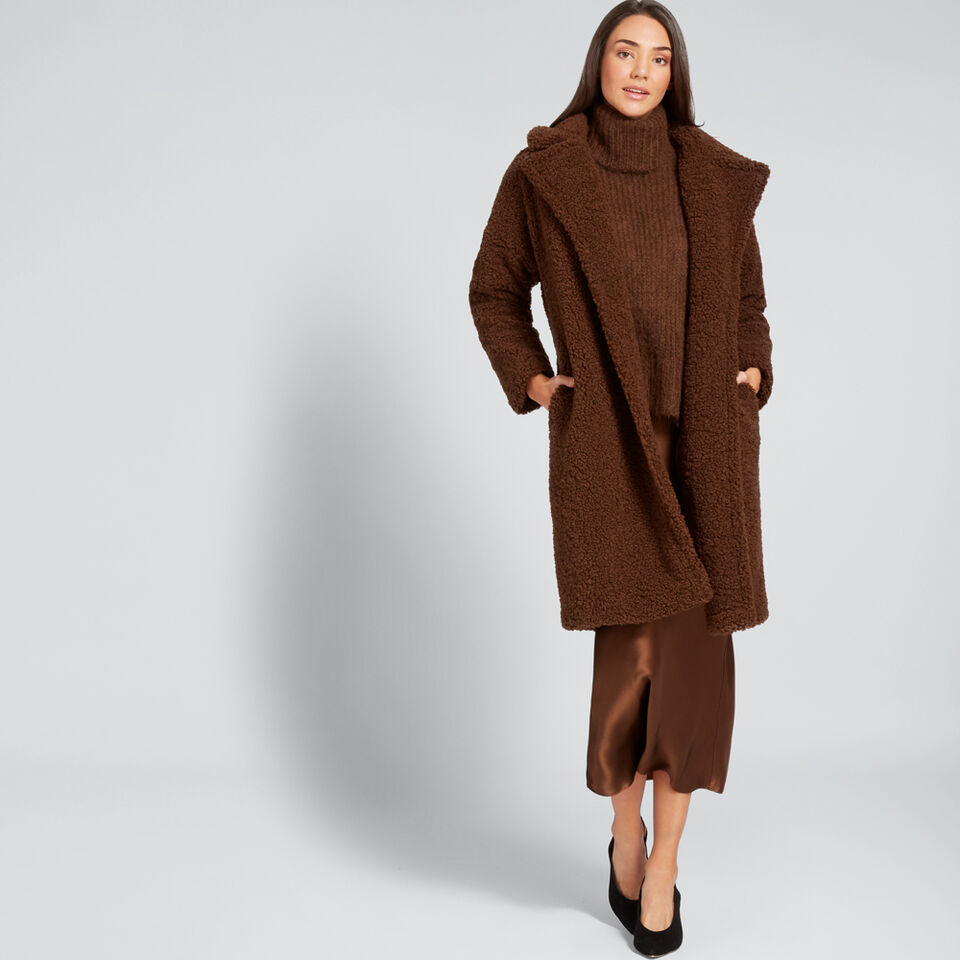 Longline Teddy Coat  