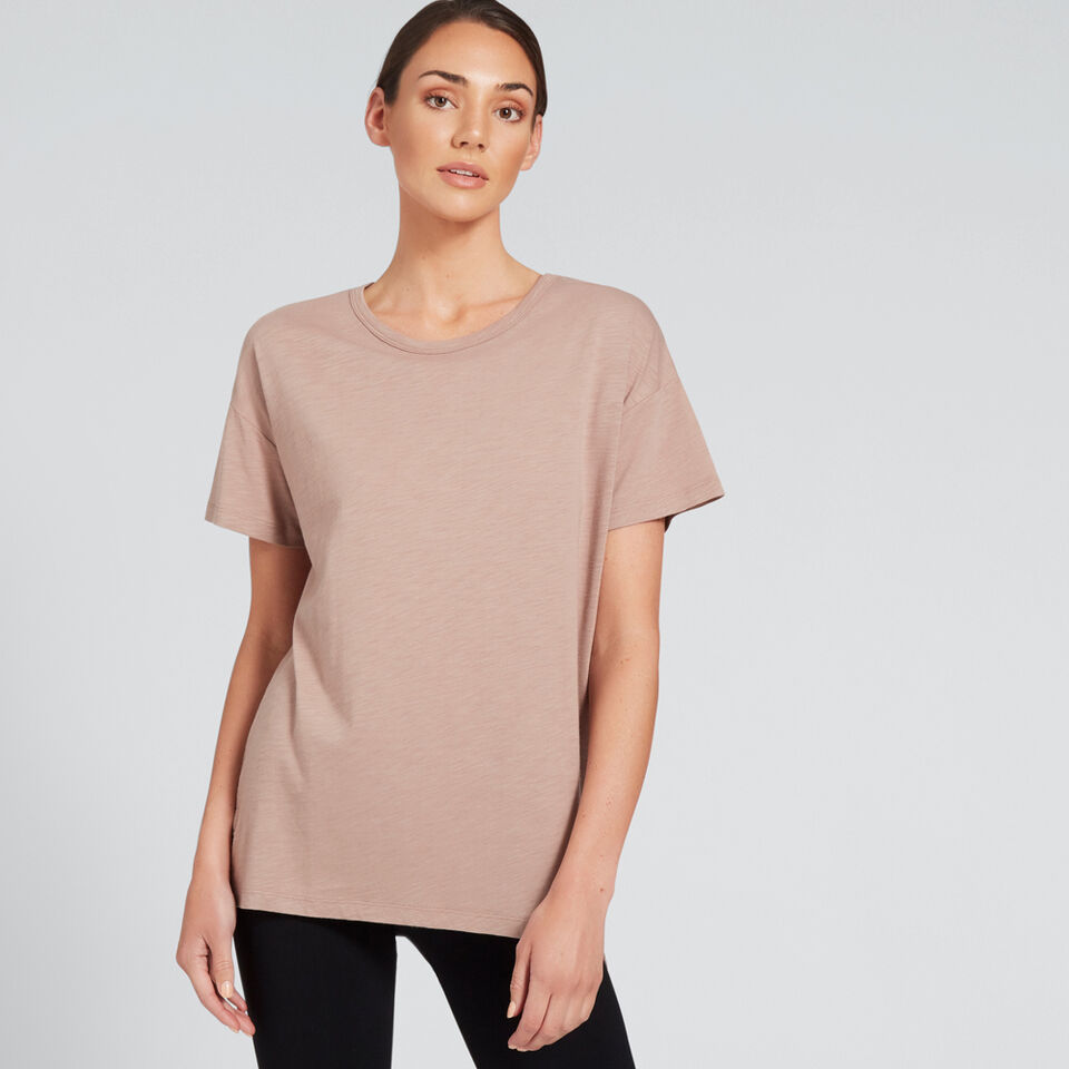 Short Sleeve Split Tee  