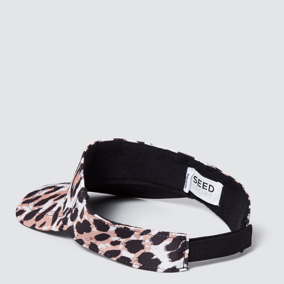 Animal Print Visor  