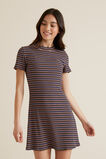 Rib Stripe Dress    hi-res