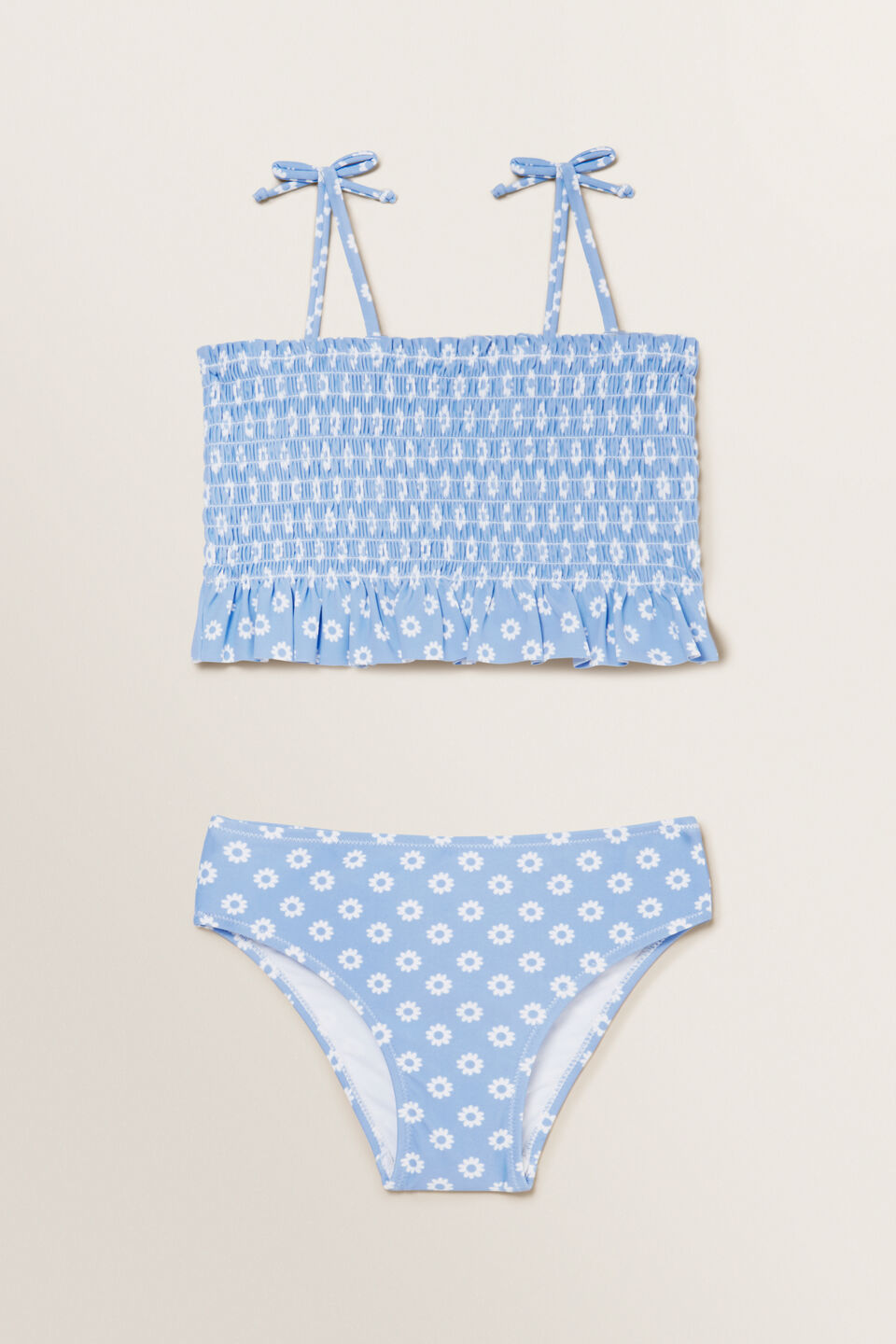 Shirred Ditsy Bikini  