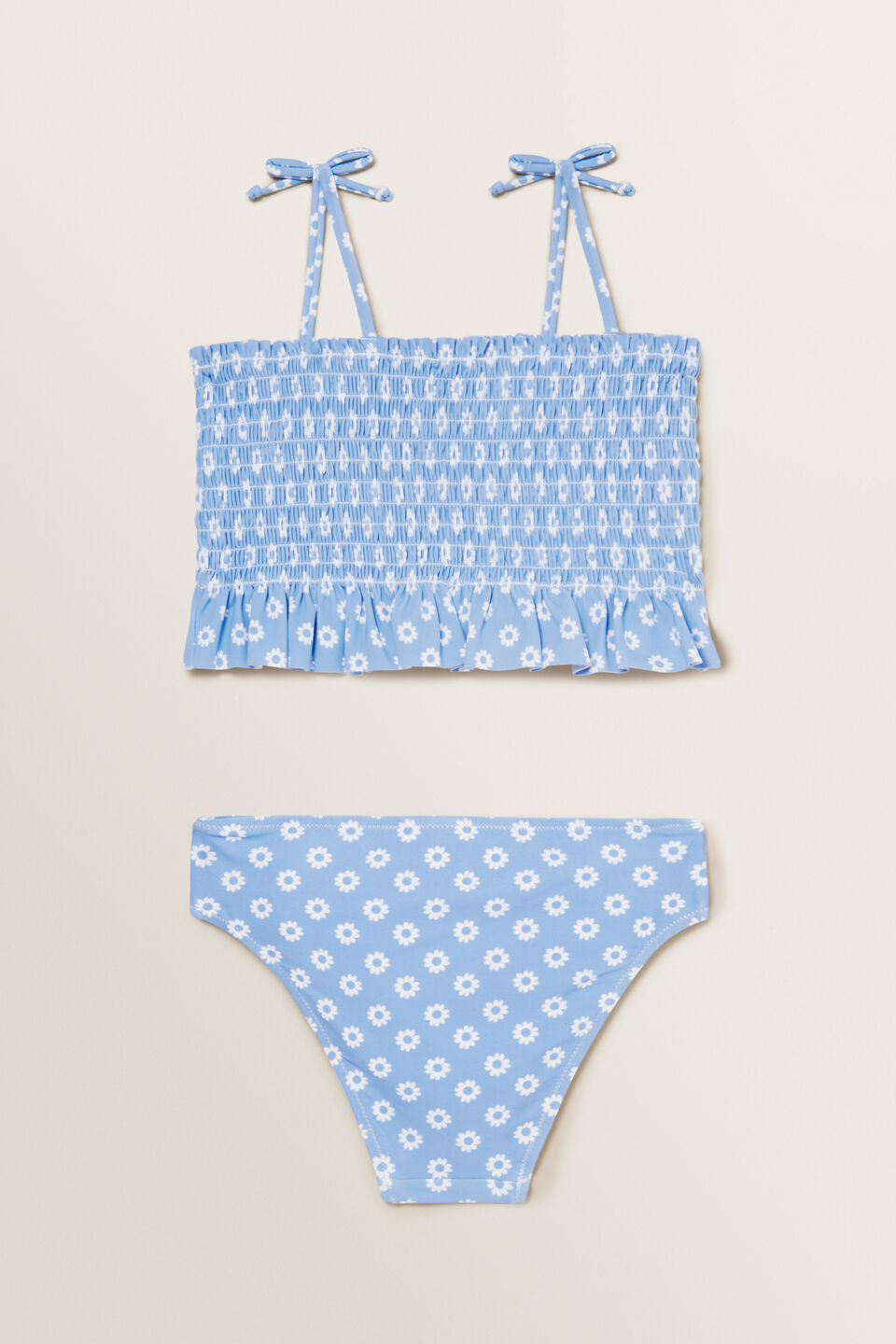 Shirred Ditsy Bikini  