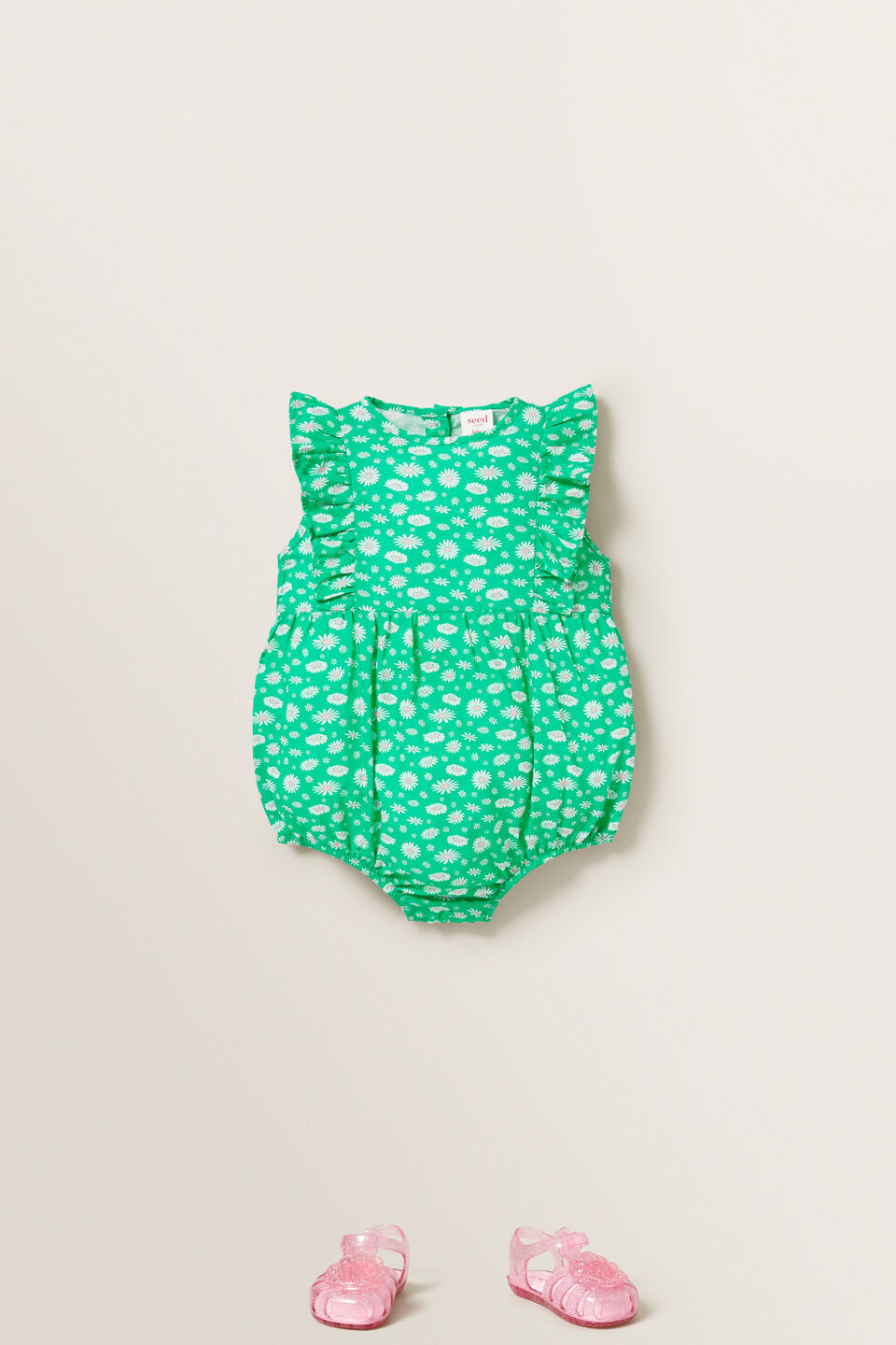 Frill Ditsy Romper  