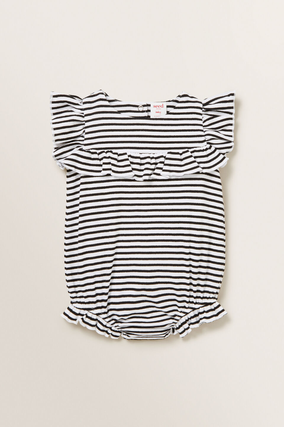 Stripe Jersey Romper  